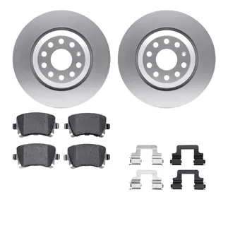 R1 Concepts WDUH1-74122 Carbon Series Brake Rotors W/ 5000 Oep Brake Pads & Hdw